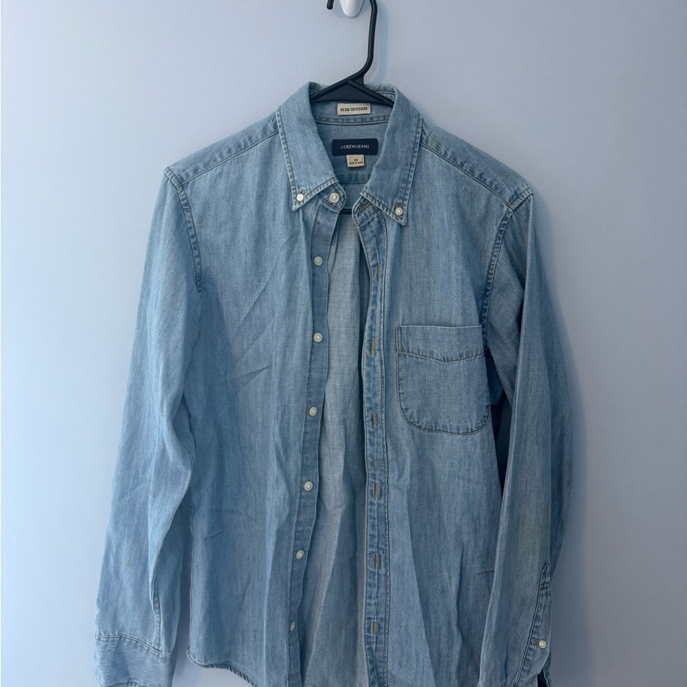 J. Crew denim Button Down Shirt
